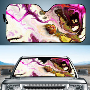 Colorful Marble Design Auto Sun Shades