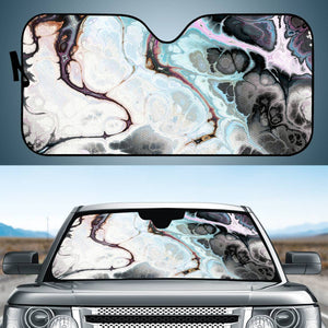 Colorful Marble Design Auto Sun Shades