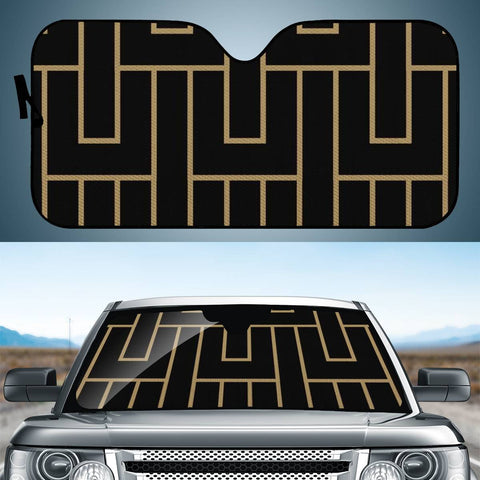 Image of Gold Maze Auto Sun Shades