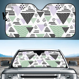 Trendy Triangle Pattern Auto Sun Shades