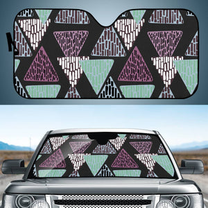 Trendy Triangle Pattern Auto Sun Shades