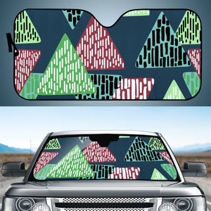 Trendy Triangle Pattern Auto Sun Shades