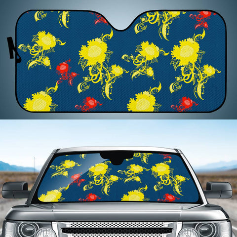 Image of Blue Auto Sun Shades