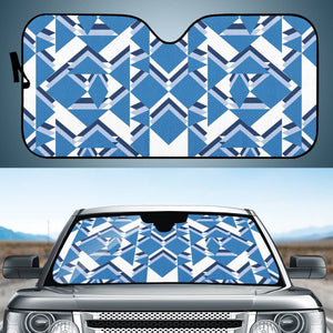 Blue Electric Auto Sun Shades