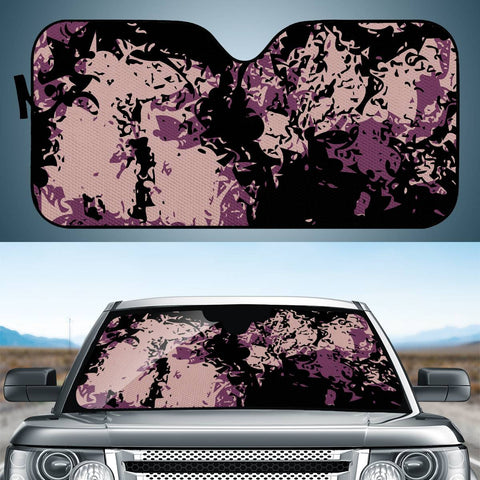 Image of Rose Tan & Magenta Purple Auto Sun Shades