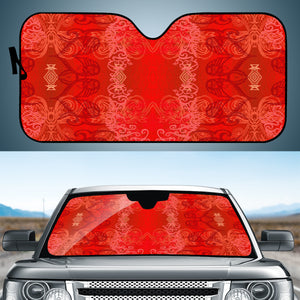 Red Auto Sun Shades