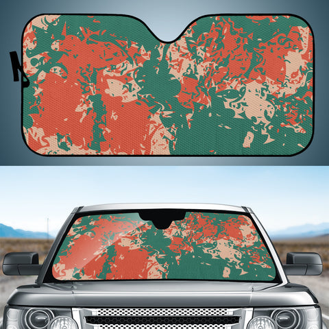 Image of Ultramarine Green, Mandarin Red & Peach Nougat Auto Sun Shades