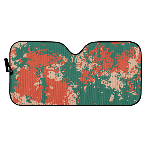 Image of Ultramarine Green, Mandarin Red & Peach Nougat Auto Sun Shades