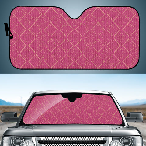 Image of Raspberry Sorbet & Burnt Coral Auto Sun Shades