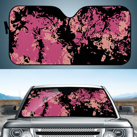 Image of Raspberry Sorbet & Burnt Coral Auto Sun Shades