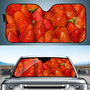 Colorful Strawberries Photo Auto Sun Shades