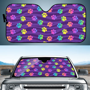 Funky Rainbow Pattern Auto Sun Shades