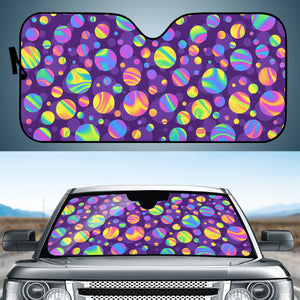 Funky Rainbow Pattern Auto Sun Shades