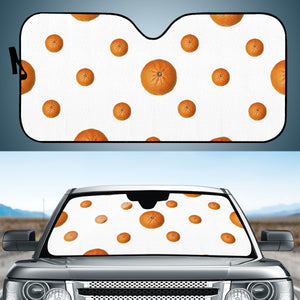 Tangerines Photo Motif Pattern Design Auto Sun Shades