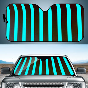 Turquoise Waves Auto Sun Shades