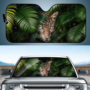 Tropical And Leopard Auto Sun Shades