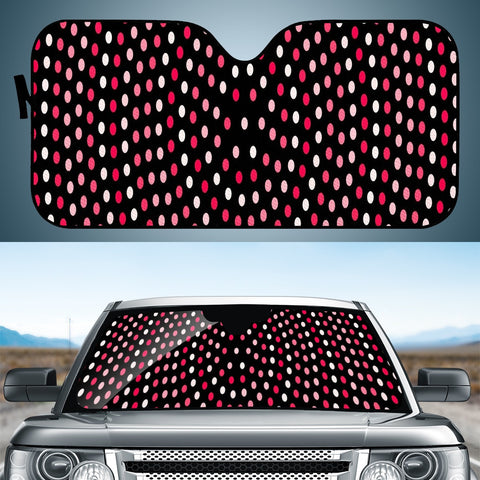 Image of Spiral Dots Auto Sun Shades