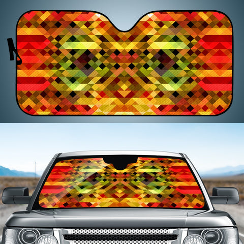 Image of Mosaic Fire Auto Sun Shades