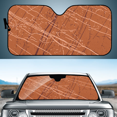 Image of Rust, Fired Brick & Peach Auto Sun Shades