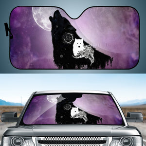 Awesome Wolf Auto Sun Shades