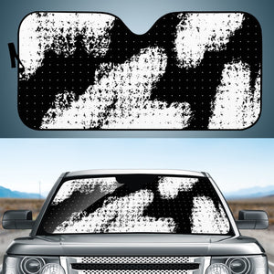 Abstrait Taches Blanc/Noir Auto Sun Shades