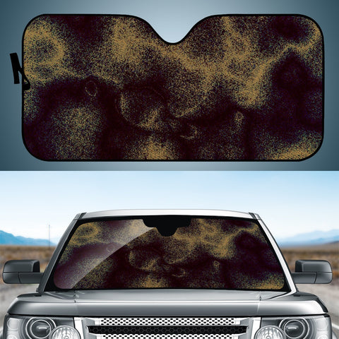 Image of Abstrait Effet Paillette Doré Auto Sun Shades