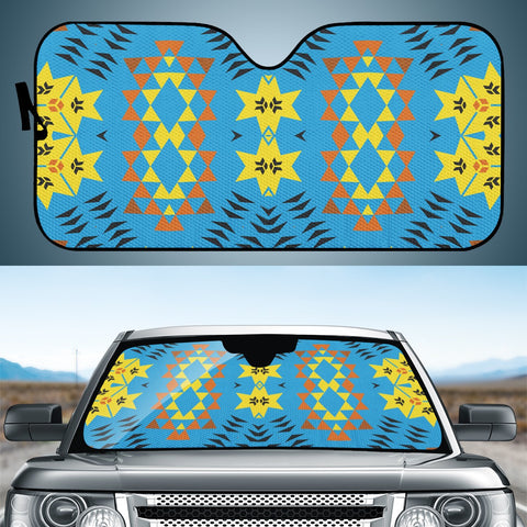 Image of Tribal Shapes Auto Sun Shades