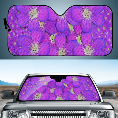 Image of Paradise Flowers In A Peaceful Environment Of Floral Freedom Auto Sun Shades