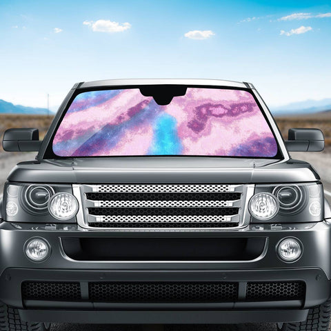 Image of Abstrait Dégradé Rose/Bleu Auto Sun Shades