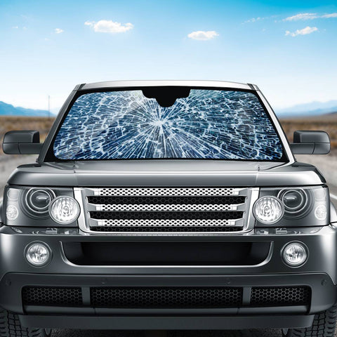 Image of Fragmented Glass Auto Sun Shades