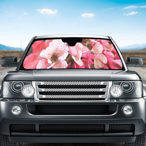 Image of Photo Fleurs Rose Auto Sun Shades