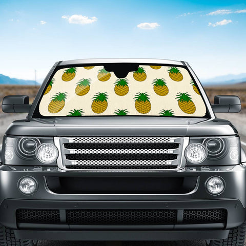 Image of Pattern Ananas Auto Sun Shades