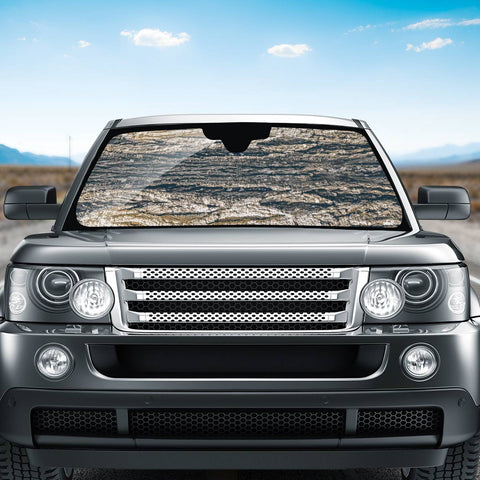 Image of Surface Texture Print Auto Sun Shades