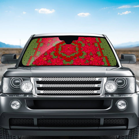 Image of Bloom In Yule  Mandala Season Colors Auto Sun Shades