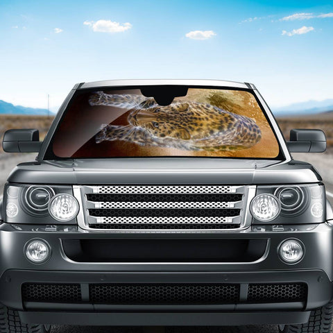 Image of Russian Amur Leopard Auto Sun Shades