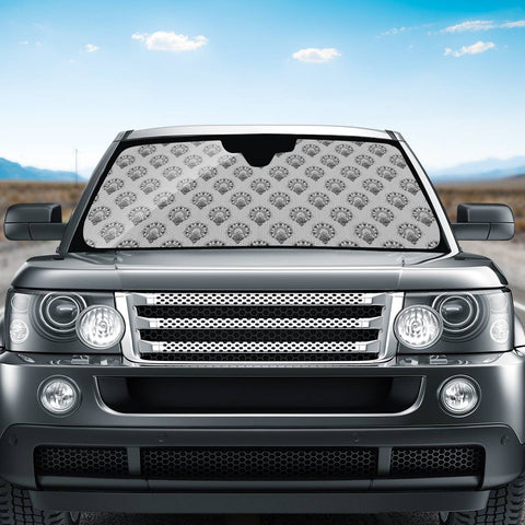 Image of Black Damask Auto Sun Shades