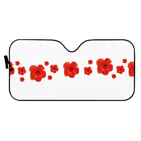 Image of Minimal Floral Print Decor Design Auto Sun Shades