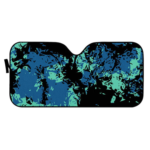 Image of Classic Blue & Biscay Green Auto Sun Shades