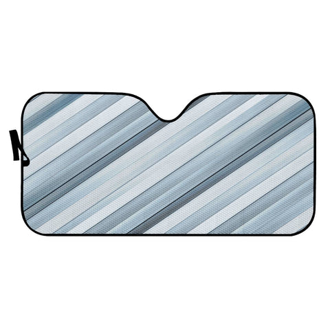 Image of Modern Tech Stripes Pattern Auto Sun Shades