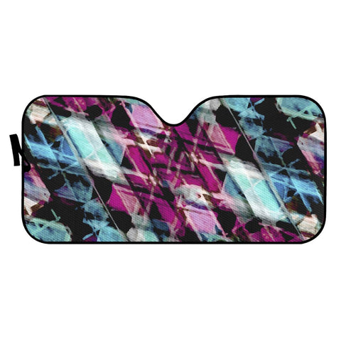 Image of Matrix Grunge Print Auto Sun Shades