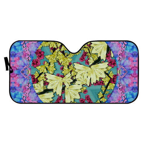 Image of Flowers And The Cherry Blossom Tree Is Blooming So Free Auto Sun Shades