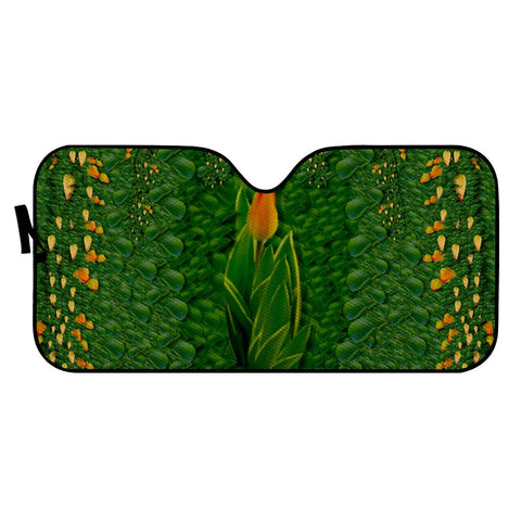 Image of Sakura Tulips Giving Fruit In The Festive Temple Forest Auto Sun Shades