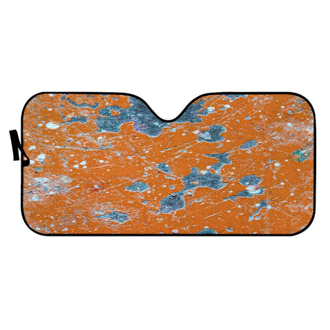 Image of Vivid Grunge Abstract Print Auto Sun Shades