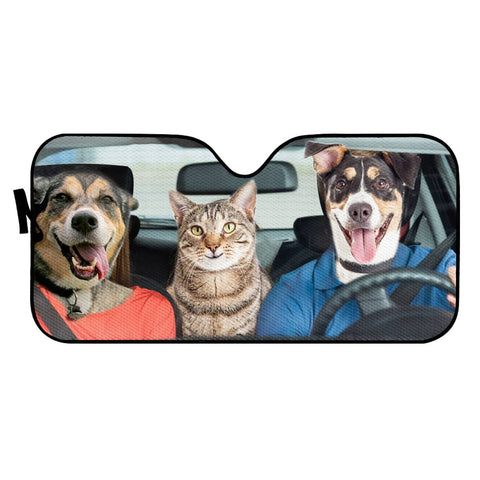 Image of Animals Driving Auto Sun Shades