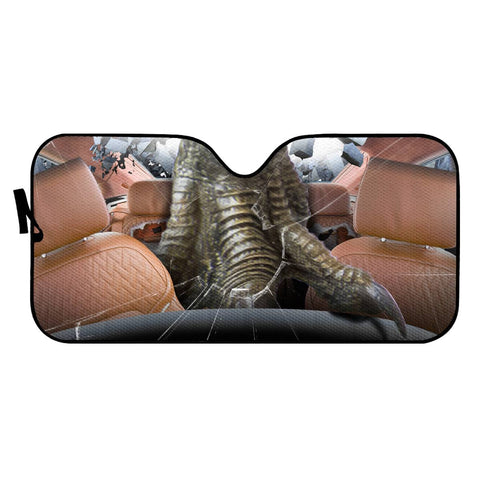 Image of Dinosaur And Car Auto Sun Shades