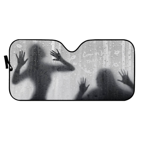 Image of Female Shadow And Car Auto Sun Shades