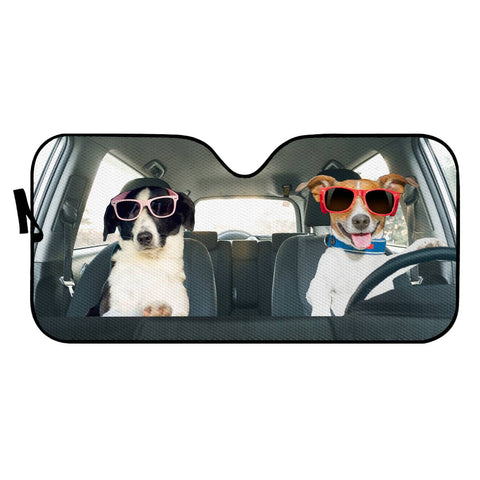 Image of Animals Driving Auto Sun Shades