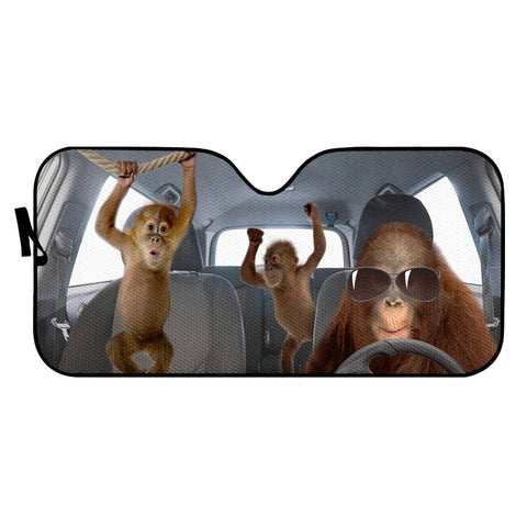 Image of Monkey Auto Sun Shades