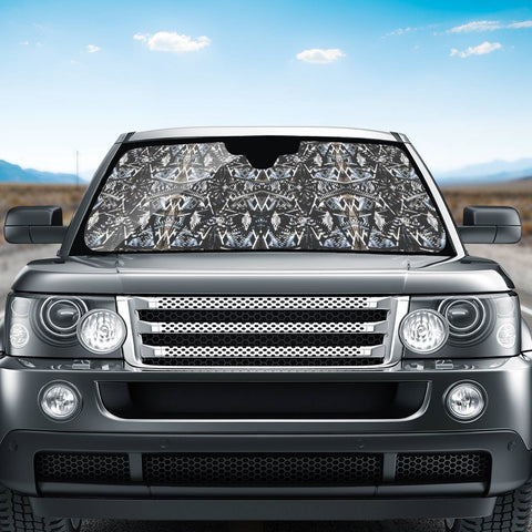 Image of Modern Tribal Geometric Print Auto Sun Shades