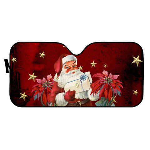 Image of Santa Claus With Gifts Auto Sun Shades